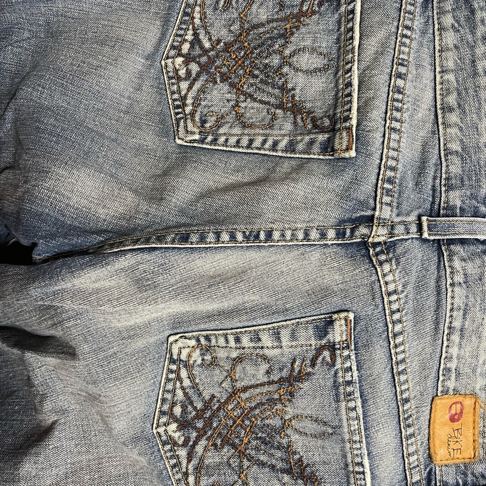 BKE cropped flare denim pants